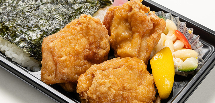 から揚げ海苔弁当